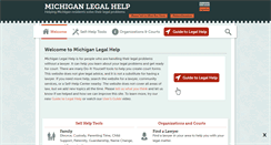 Desktop Screenshot of michiganlegalhelp.org